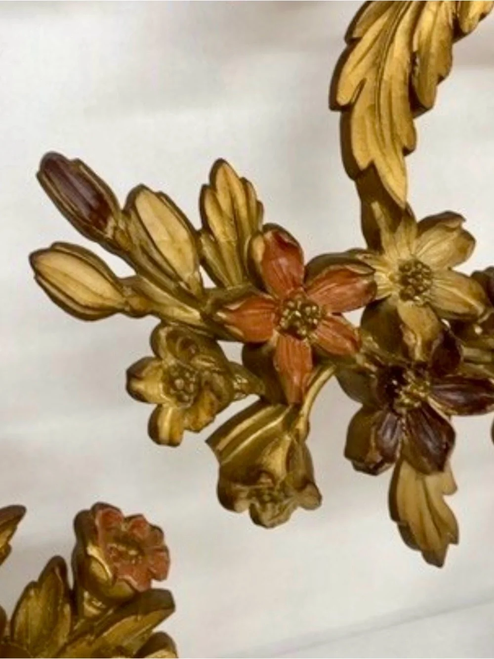 Syroco wall decor Birds Branches Vintage Gold Home Set Classic MCM